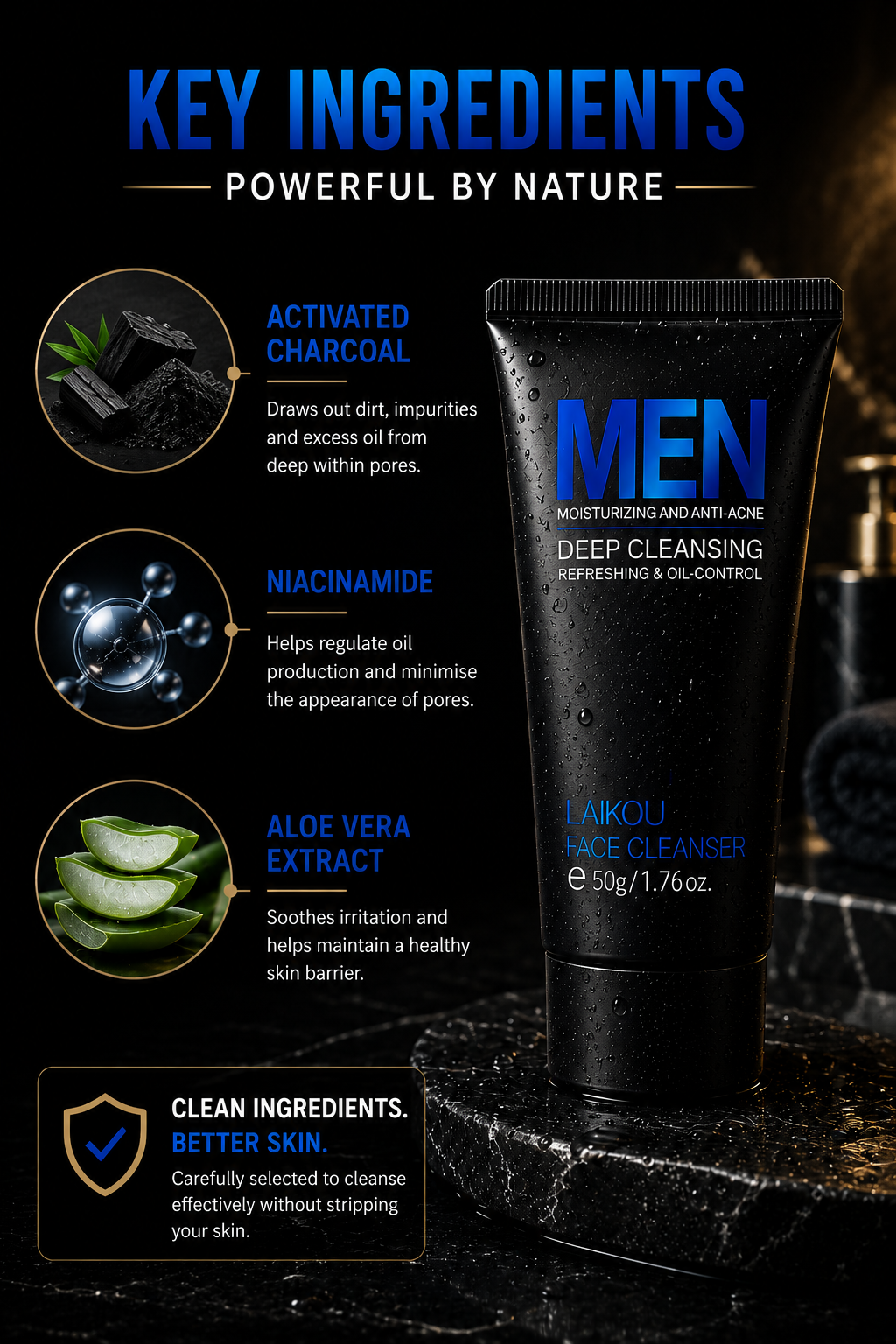 Plain & Proven Men's Daily Cleanser